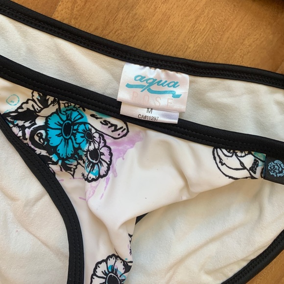 Y2K Tattoo Print Rusty Bikini 2 Piece Bathing Suit Size Medium - Picture 6 of 9